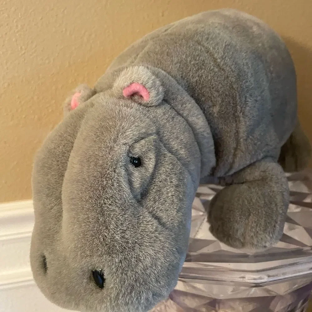Plush Hippo Small of the Wild 1995 Plush Hippo 16 inch